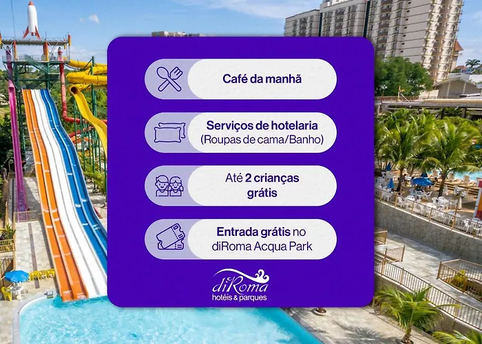 Thermas Diroma Hotel Incluso O Acesso Ao Acqua Park Todos Os Dias, Exceto No Dia Do Check-Out